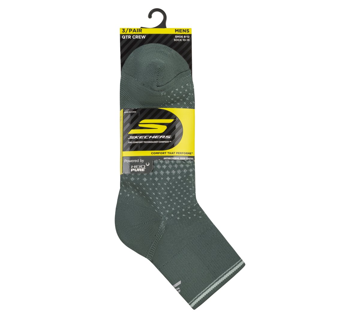 3 Pack Men's Performance Running Quarter Socks - Image 2