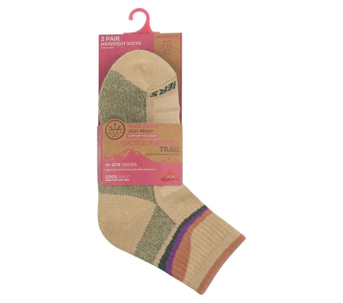 2 Pack Women's Trail Quarter Socks - Image 2