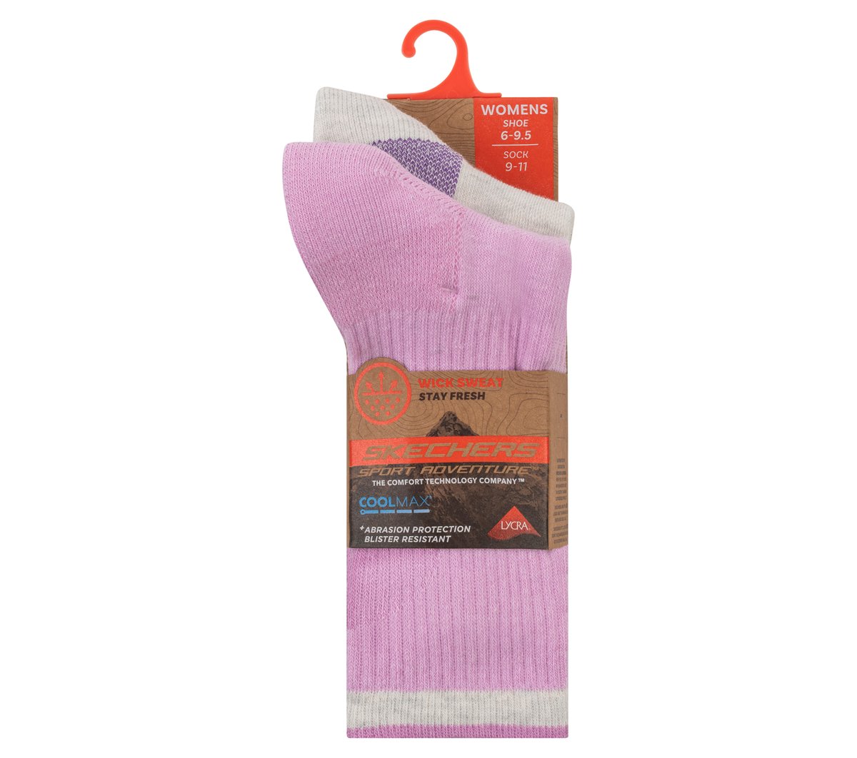 2 Pack Women's Crew Trail Socks - Image 2