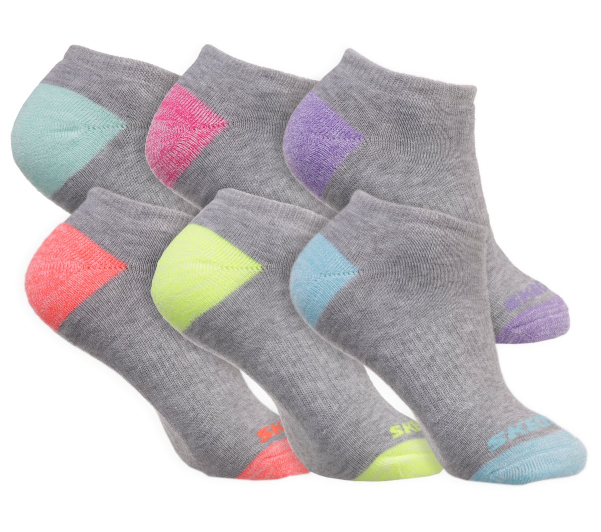 6 Pack Low Cut Walking Socks - Image 2
