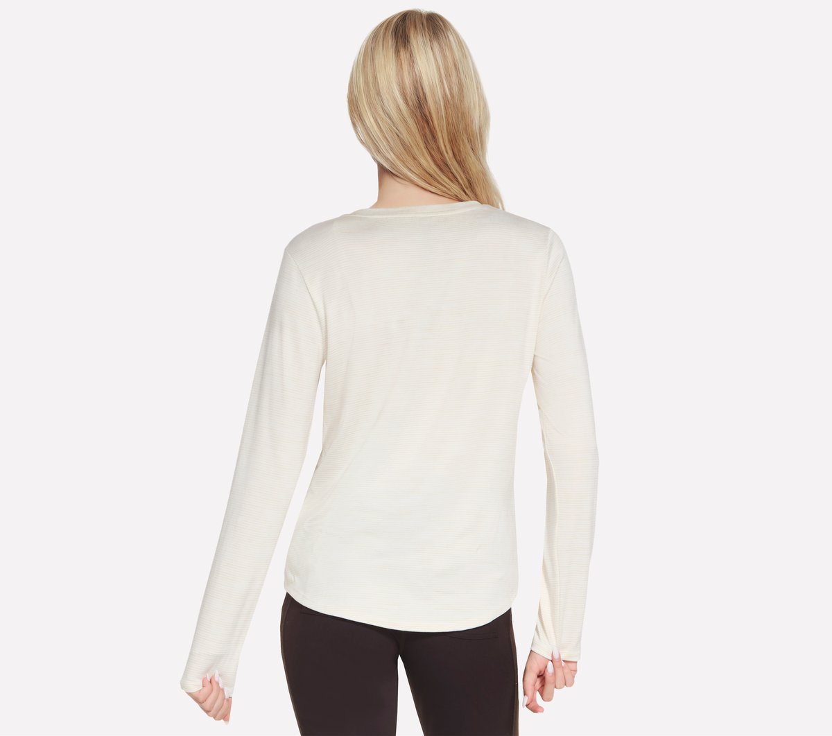 GO DRI Swift Stripe Long Sleeve Crew - Image 2