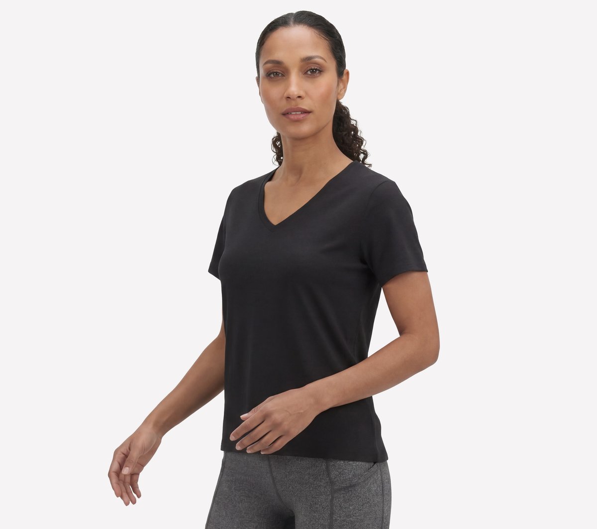 Pima V-Neck Tee - Image 3