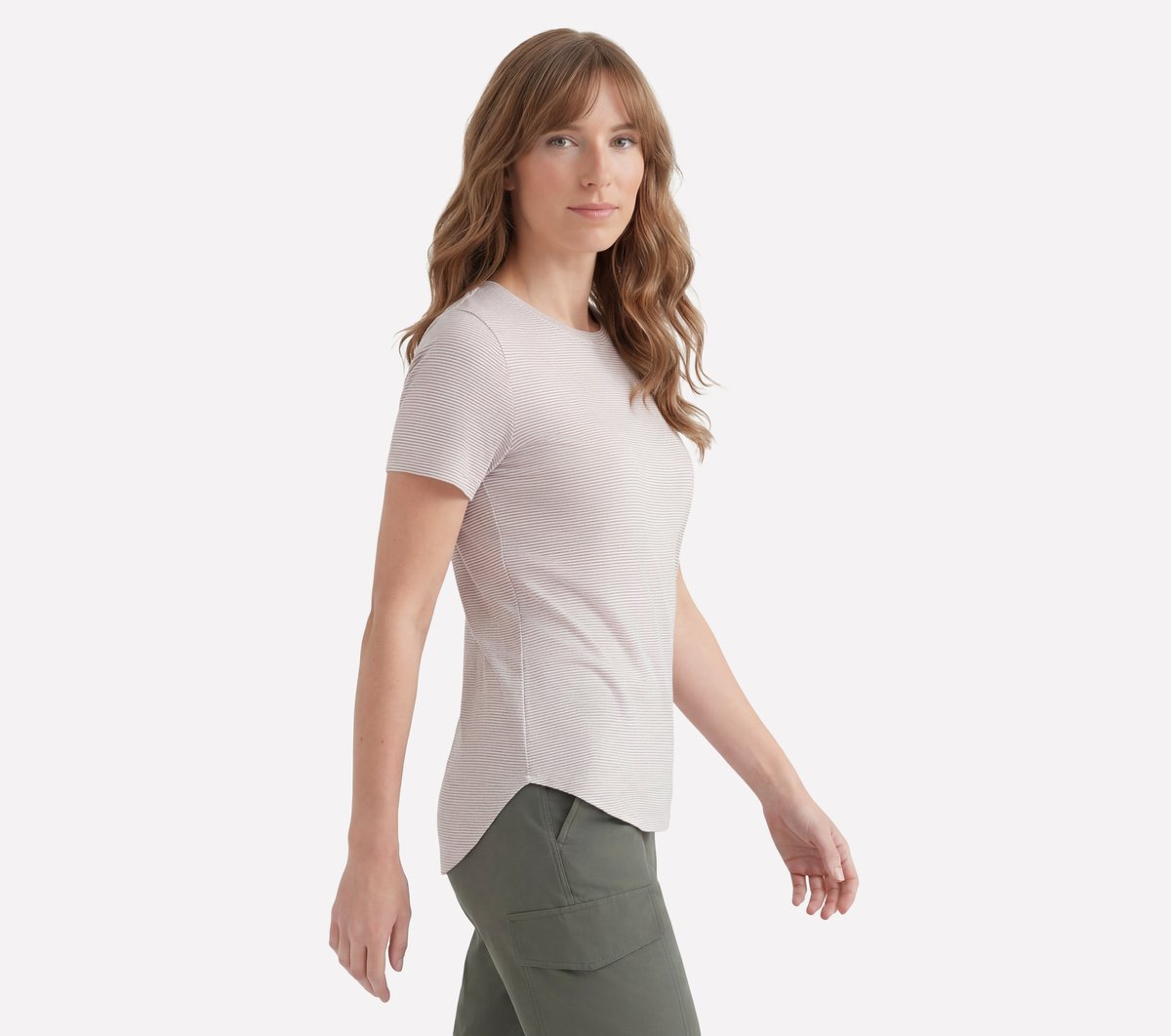 GO DRI Swift Stripe Tunic Tee - Image 3