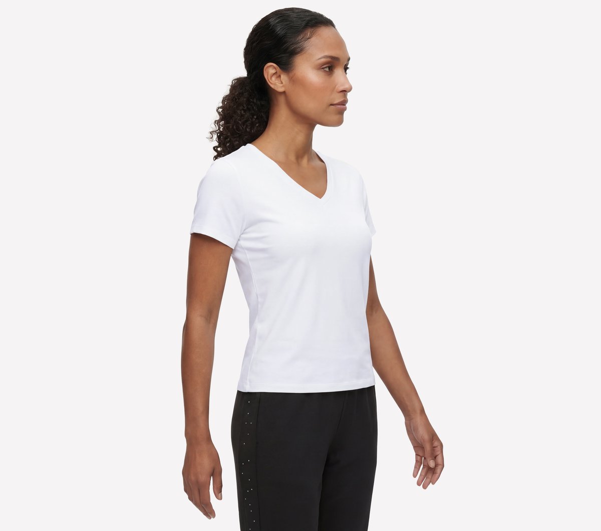 Pima V-Neck Tee - Image 3