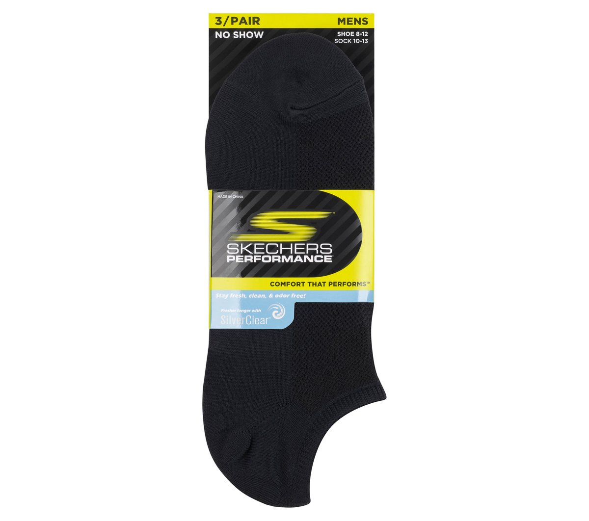 3 Pack No Show Stretch Socks - Image 2